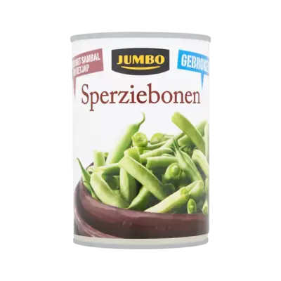 Huismerk Sperziebonen Gebroken