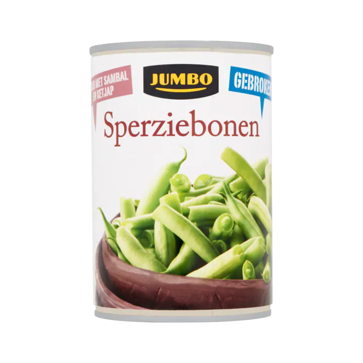 Huismerk Sperziebonen Gebroken