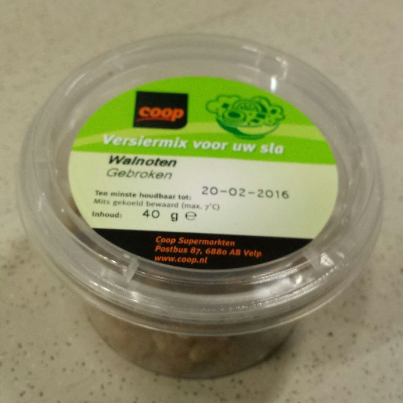Walnoten Gebroken