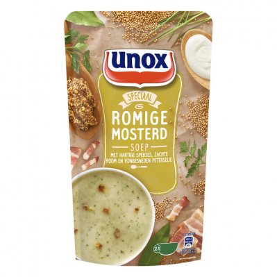 Unox Soep in zak mosterdsoep