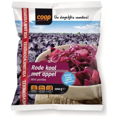 Rode Kool Met Appel