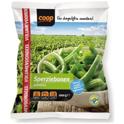 Sperziebonen Gebroken