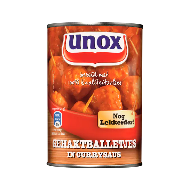 Unox Gehaktballetjes In Currysaus