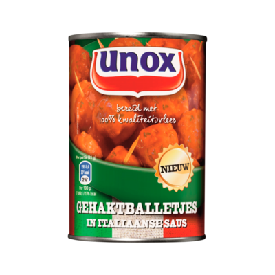 Unox Gehaktballetjes In Italiaanse Saus