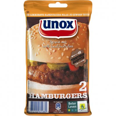 Unox Vlees hamburger