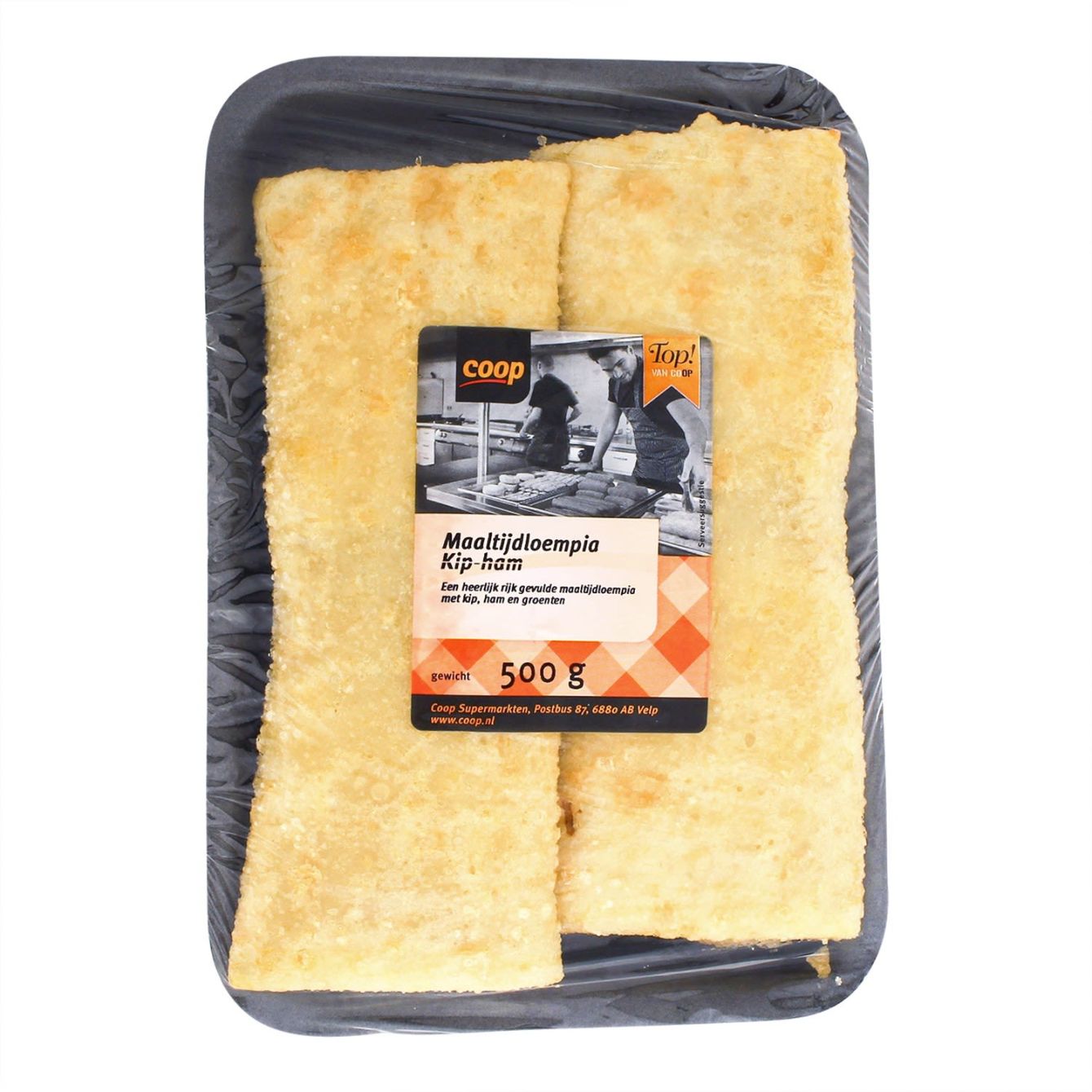 Top! Van Coop Maaltijdloempia Kip Ham