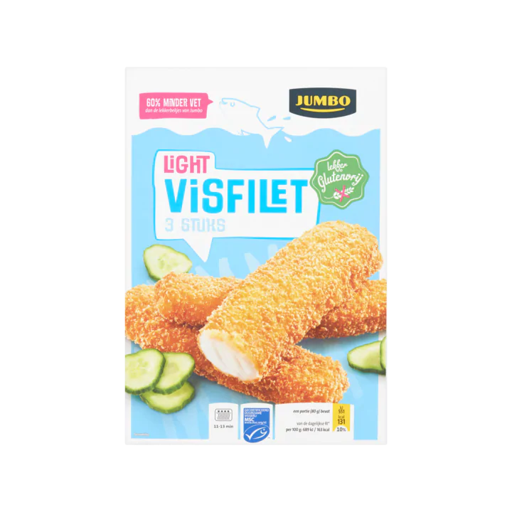 Huismerk Light Visfilet 3 Stuks