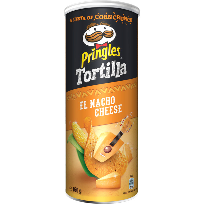Pringles Tortilla chips nacho cheese