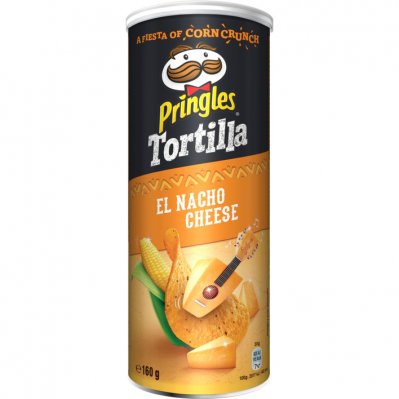 Pringles Tortilla chips nacho cheese