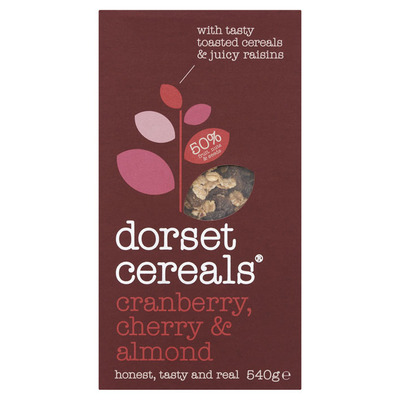 Dorset Muesli cranberry cherry & almond