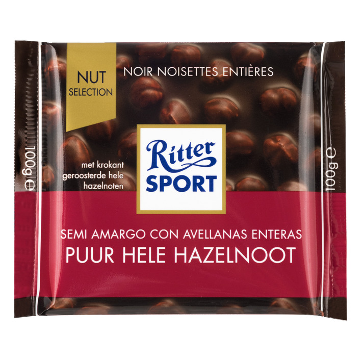 Ritter Sport Nut selection puur-hazelnoot