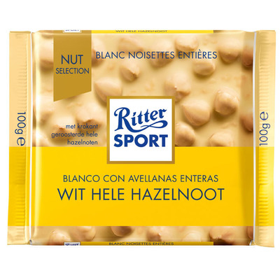 Ritter Sport Nut selection wit-hazelnoot