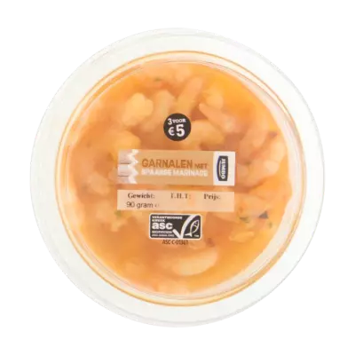 Huismerk Garnalen met Spaanse Marinade
