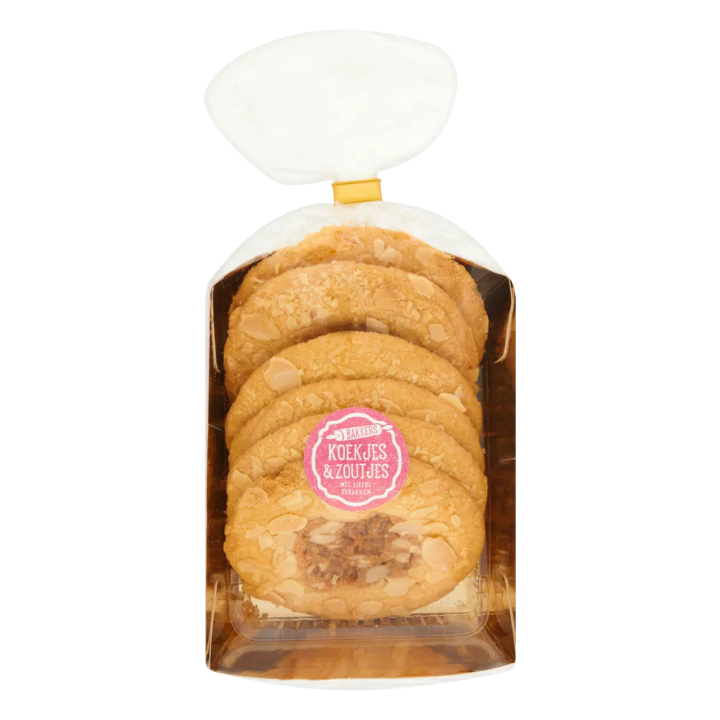 Huismerk Bakkers Roomboterkoeken met Amandelschaafsel