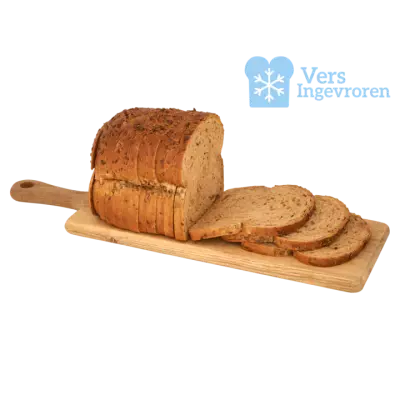 Huismerk Goudeerlijk Boeren Pompoenbrood Half (Vers Ingevroren)
