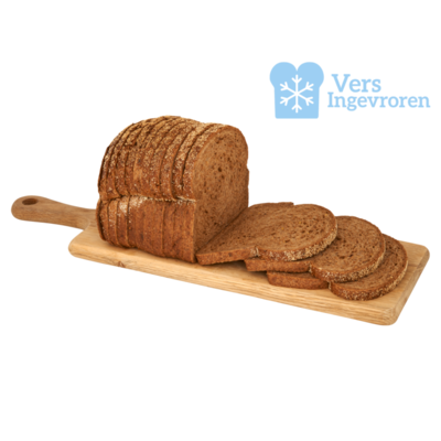 Huismerk Goudeerlijk Boeren Donker Meergranenbrood Half (Vers Ingevroren)