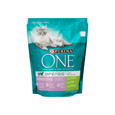 Purina ONE Sensitive met Kalkoen en Rijst Kattenbrokken