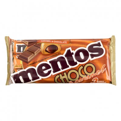 Mentos Choco & caramel filled with chocolate