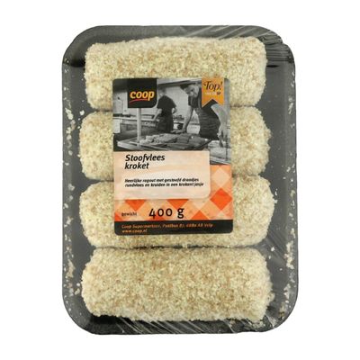 Top! Van Coop Stoofvlees Kroket