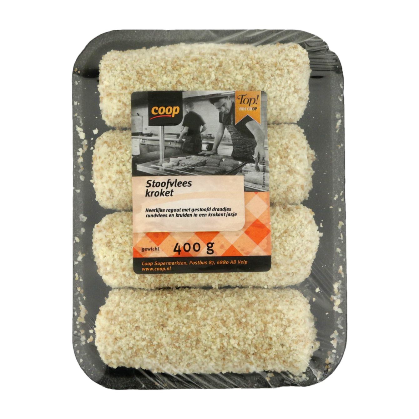 Top! Van Coop Stoofvlees Kroket