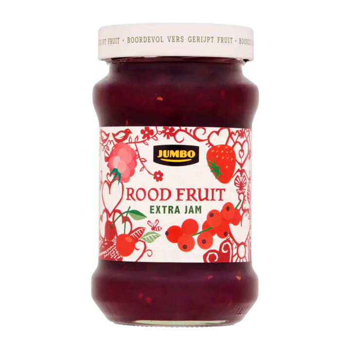 Huismerk Rood Fruit Extra Jam