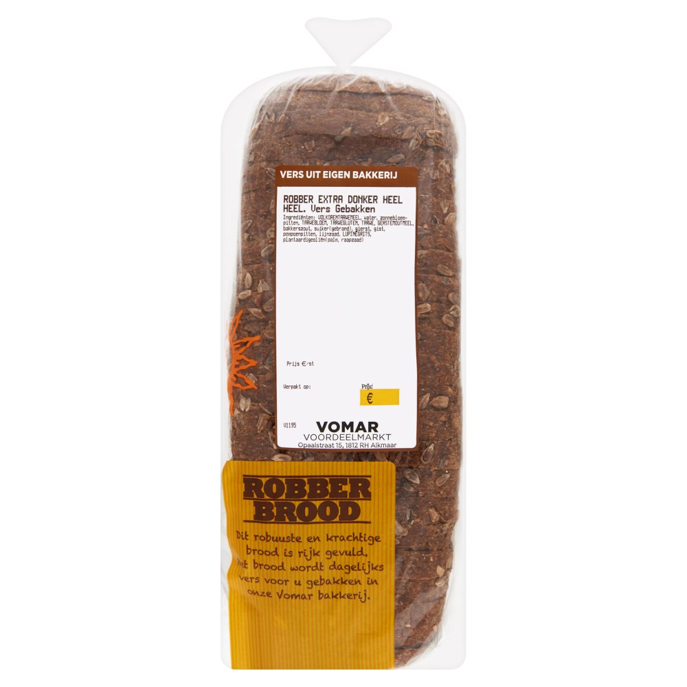 Vomar Robberbrood Extra Donker Heel