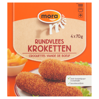 Mora Rundvleeskroket 4x 70 gram