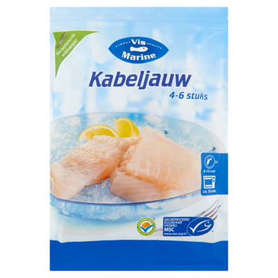 Vis Marine Kabeljauw 4-6 Stuks 540 g