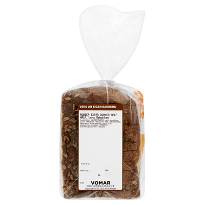 Vomar Robberbrood Extra Donker Half