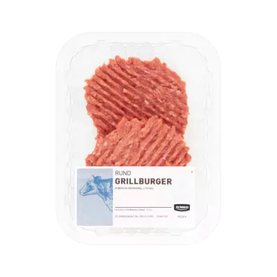 Huismerk Rund Grillburger 2 Stuks
