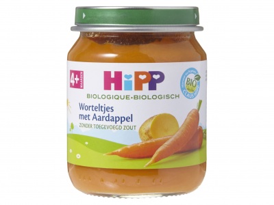 Hipp 4m Bio wortel aardappel