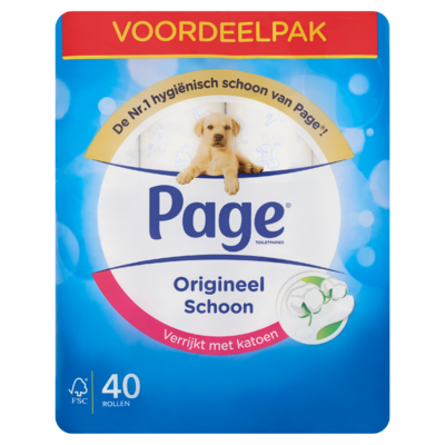 Page Toiletpapier Origineel Schoon Voordeelpak 40 Rollen