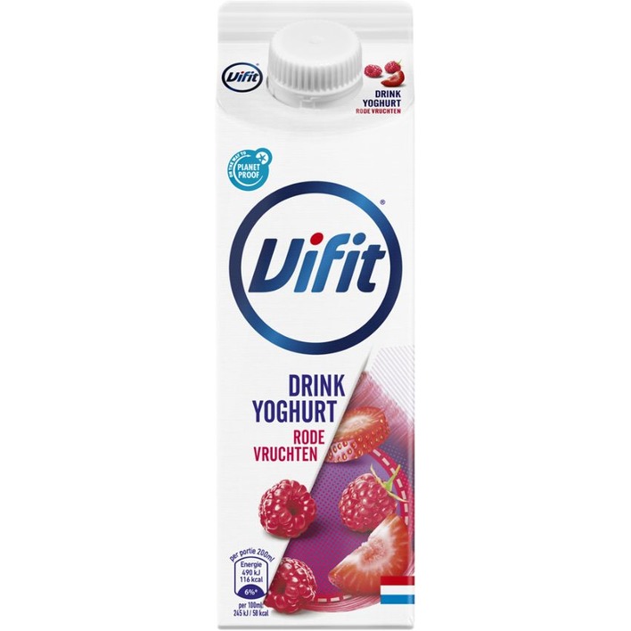 Vifit Drinkyoghurt rode vruchten