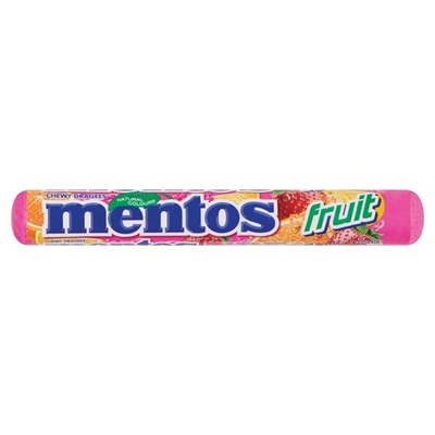 Mentos Kauw dragees Fruit