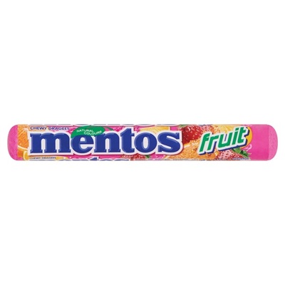 Mentos Kauw dragees Fruit