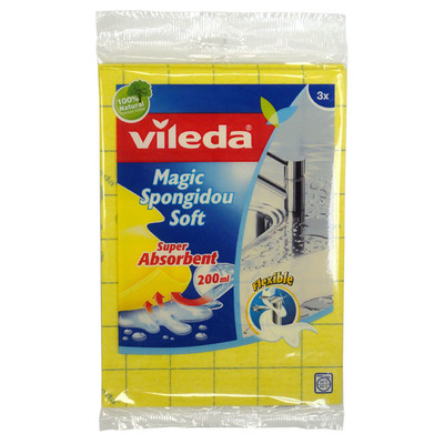 Vileda Magic spongidou soft 3-pack
