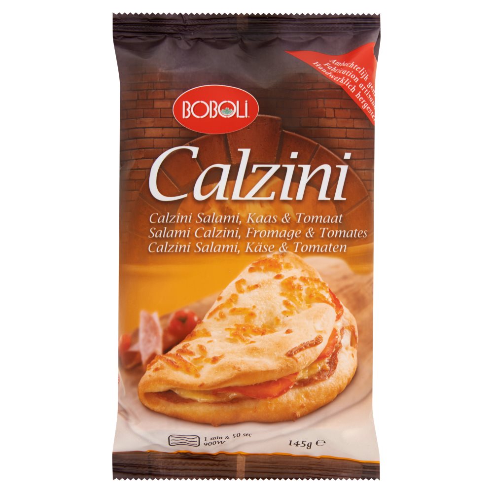 Boboli Calzini Salami, Kaas & Tomaat 145 g