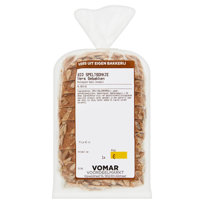 Vomar Bio Speltbonkje