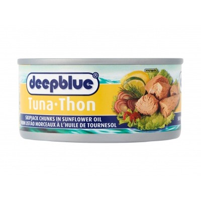 Deepblue Tonijnstukken in olie