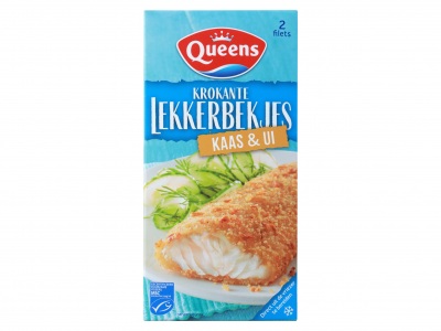 Queens Lekkerbekjes kaas ui