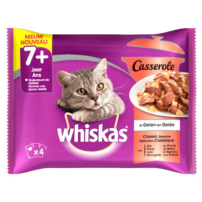 Whiskas Casserole senior classic selectie