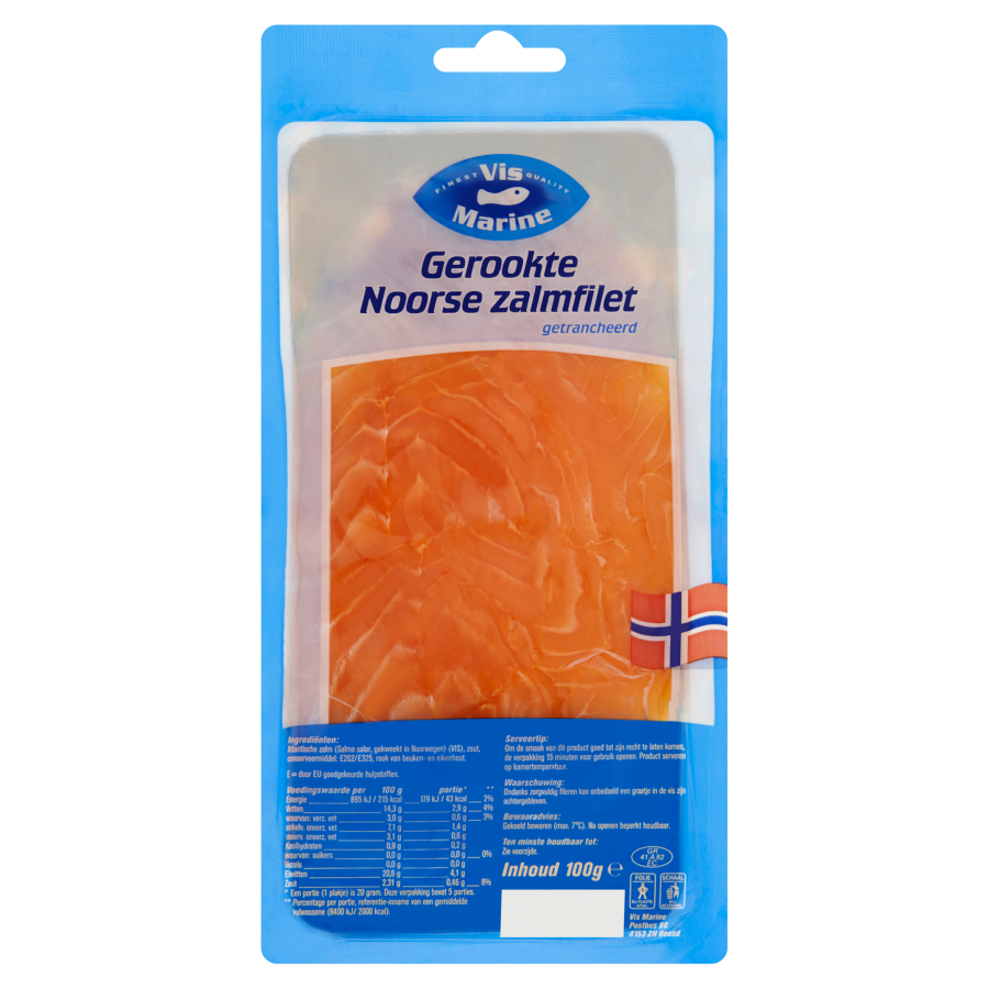 Vismarine Gerookte Noorse zalm