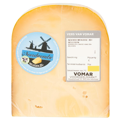 Vomar Noordwoudse Belegen Kaas 35+ ca. 450 g