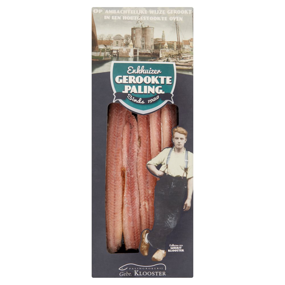 Gebr. Klooster Enkhuizer Gerookte Paling 150 g