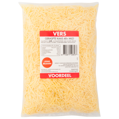 Vers Voordeel Geraspte kaas mild 48+