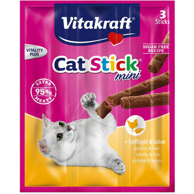 Vitakraft Catsticks mini gevogelte-lever