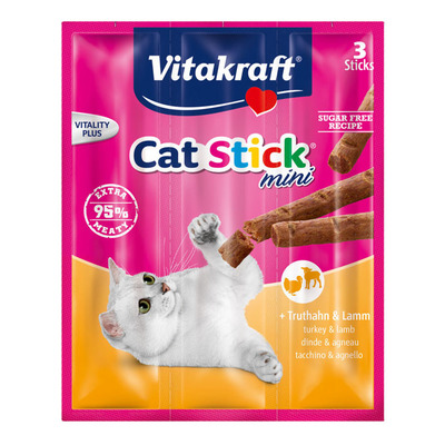 Vitakraft Catsticks mini kalkoen-lam