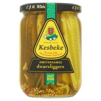 Kesbeke Amsterdamse Dwarsliggers Zoetzuur 520 g