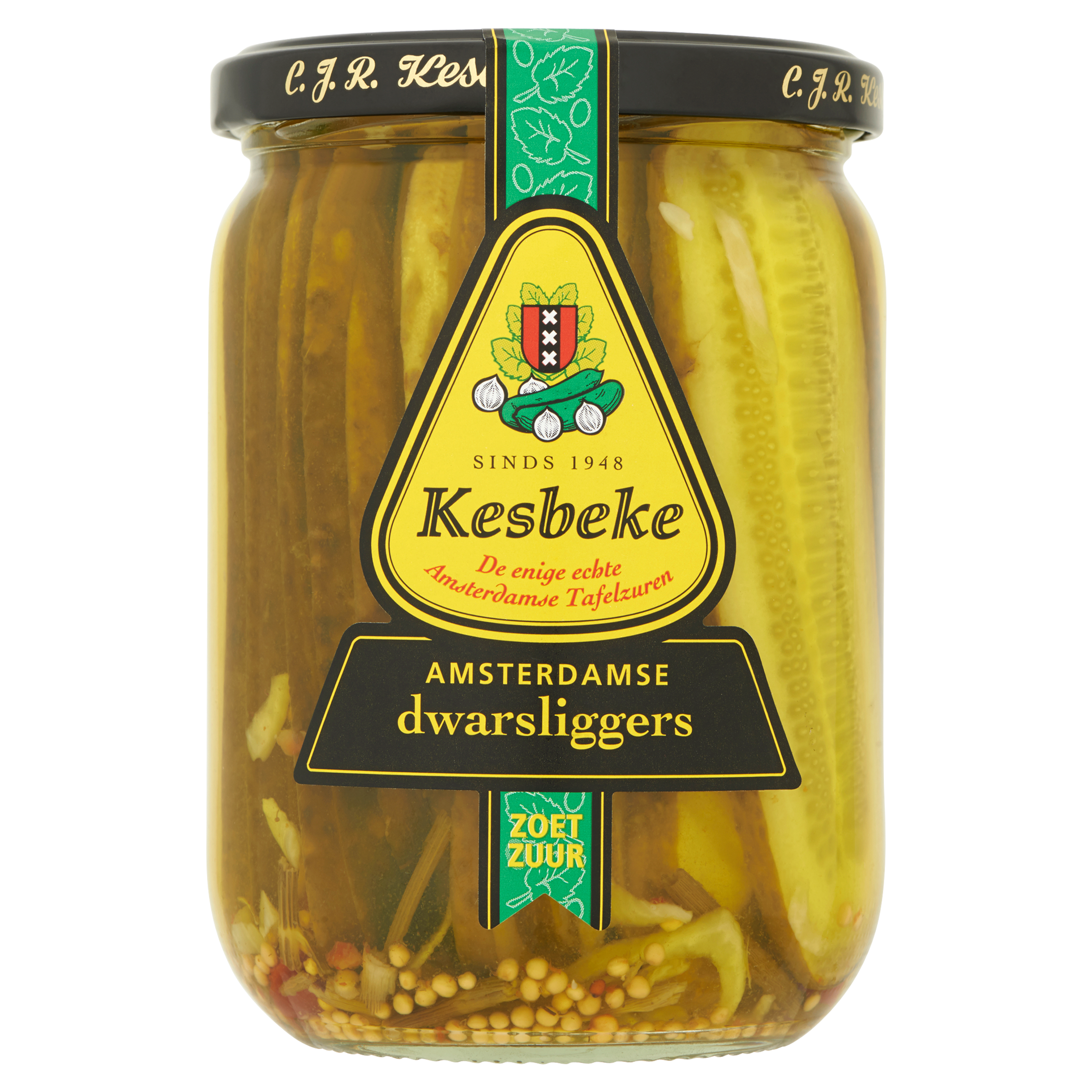 Kesbeke Amsterdamse Dwarsliggers Zoetzuur 520 g
