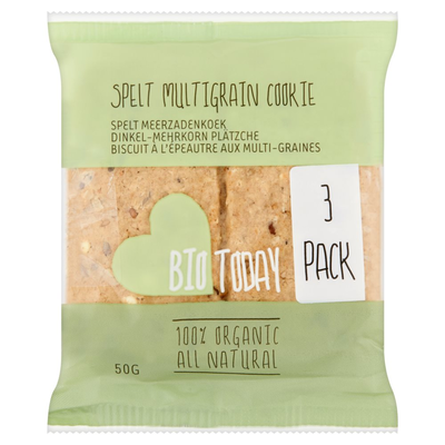 Bio Today Spelt Meerzadenkoek 3 x 50 g